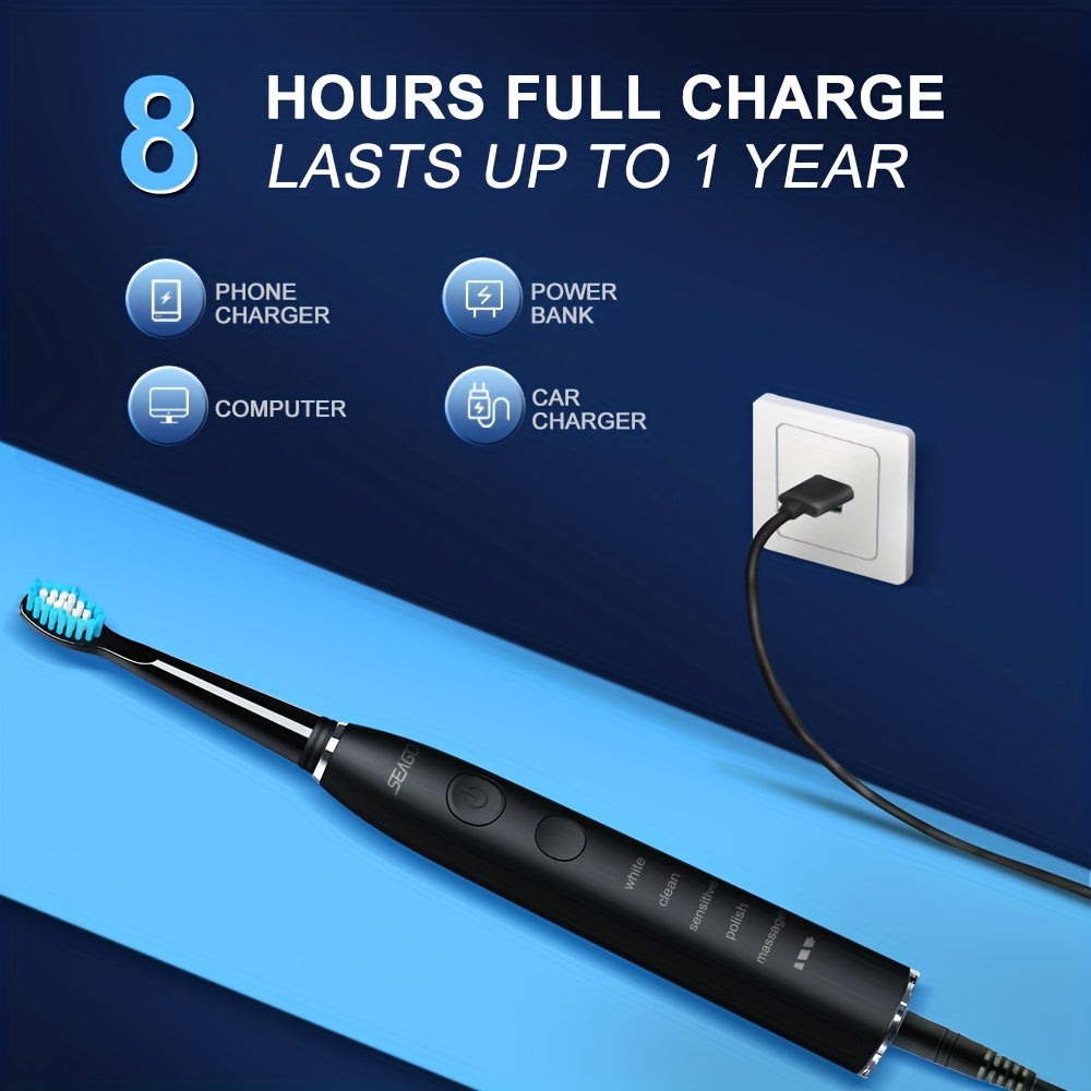 Sonic Electric Toothbrush, Charging Model Sonic Fully Automatic For Men's Special Waterproof Long Battery Life, For Men father's day gift Father's Day Gift