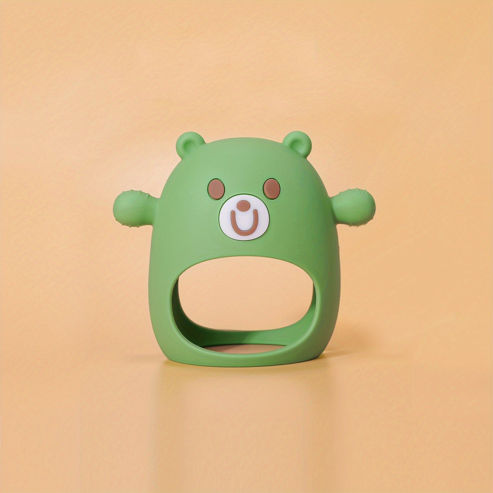 The Perfect Teething Toy For Babies 6M+ - TYRY.HU Silicone Anti-Drop Teether Pacifier With Soft Hands For Sucking & Breastfeeding, Christmas, Halloween, Thanksgiving Day Gift