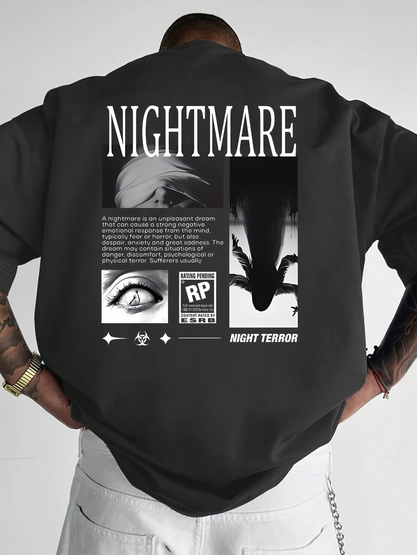 Men's Graphic Design Crew Neck T-shirt, Casual Comfy Tees T-shirts .