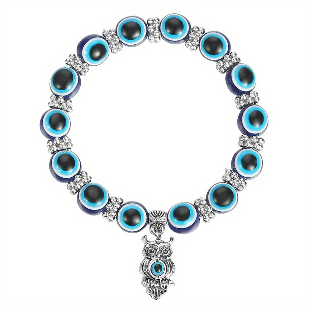 Lucky Evil's Eye Charm Beads Bracelet Protection Jewelry Good Luck Gift