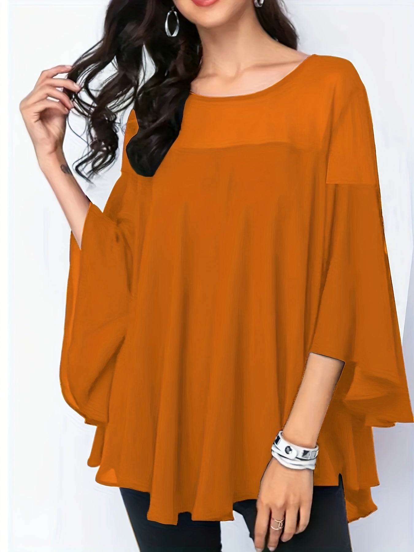 Plus Size Women's Casual Shirt - Vibrant Green Short Sleeve.