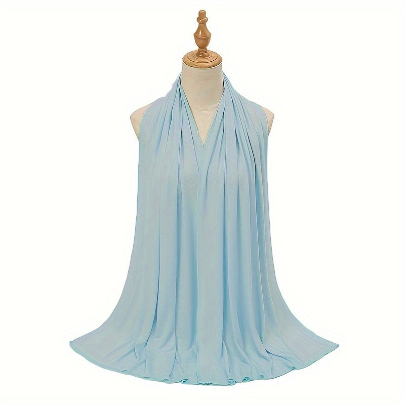 Solid Color Muslim Hijab Thin Breathable Soft Cozy Scarf '/MH