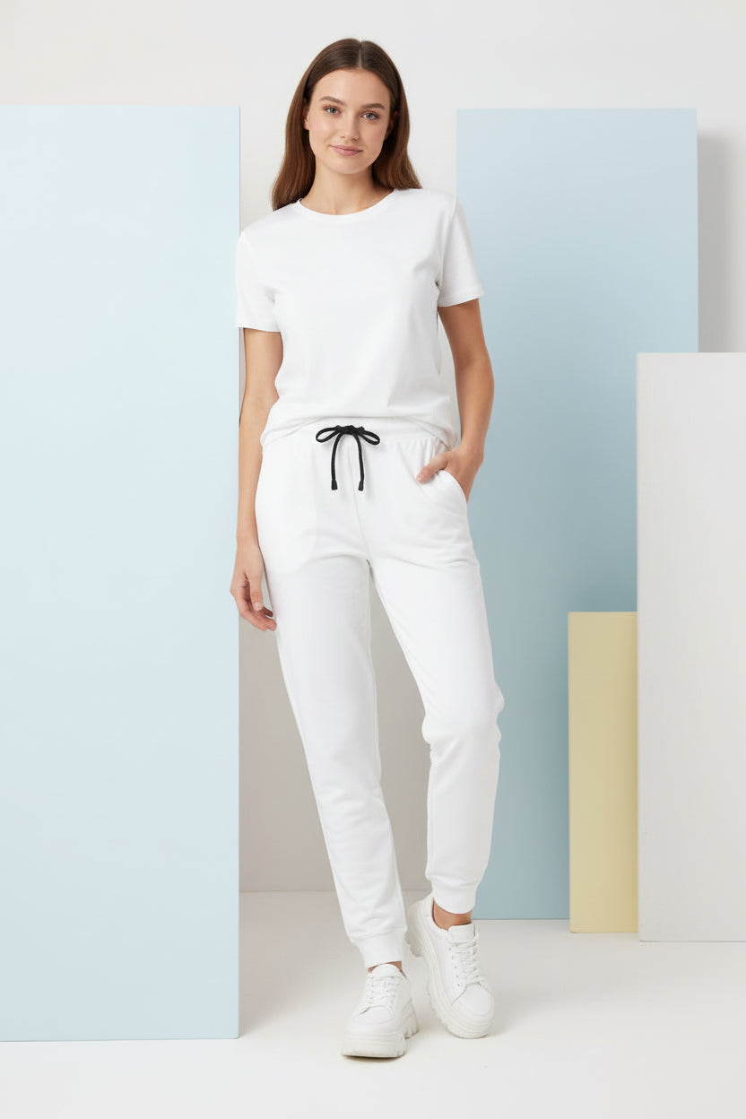 Women’s Slim-Fit Active Joggers with Contrast Drawstring | Sizes S-XL | MH
