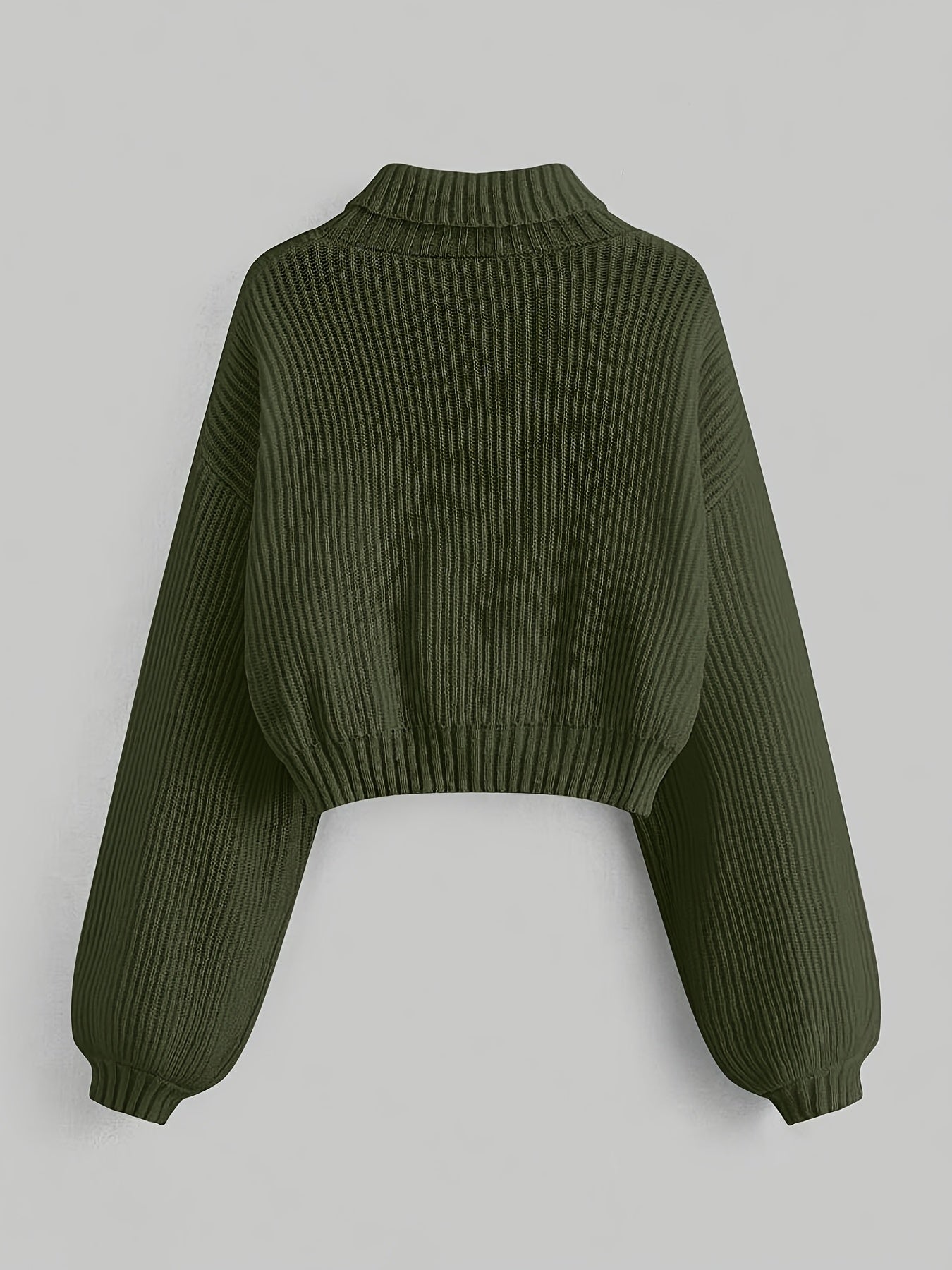 Women's Embroidered Bee and Floral Lantern Sleeve Sweater.