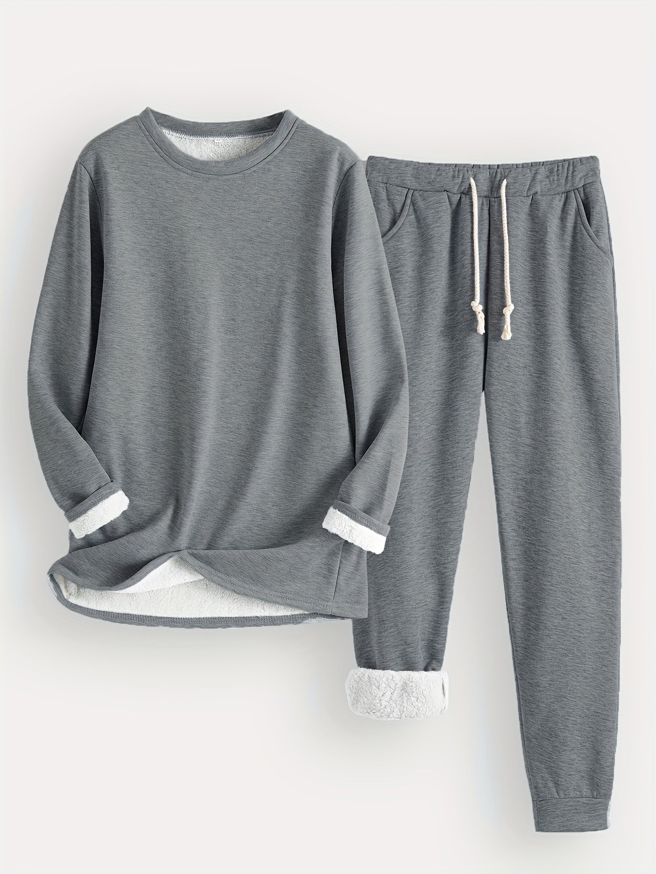 Cozy Fleece-Lined Women's Clothing Set