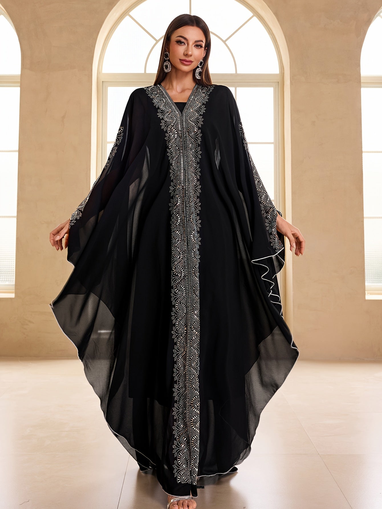 Women Modest Festival Dress Arabic Style ./MH