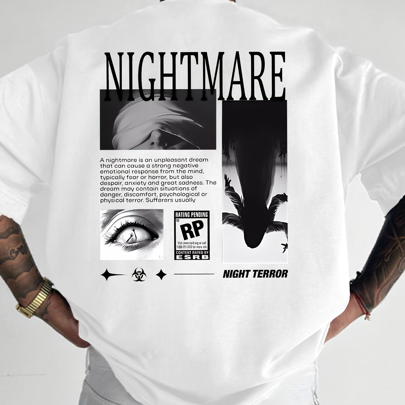 Men's Graphic Design Crew Neck T-shirt, Casual Comfy Tees T-shirts .