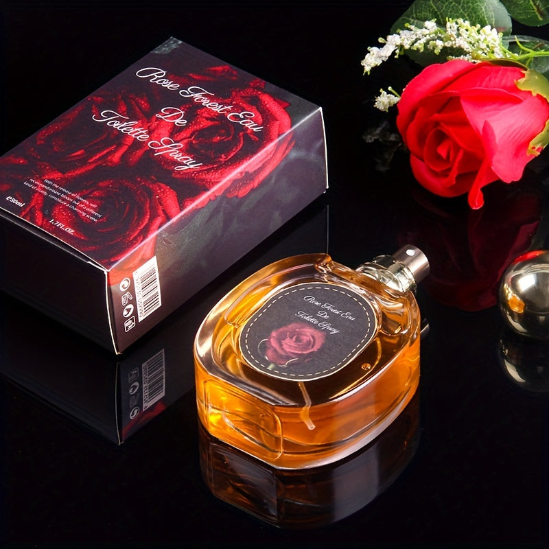 Rose Forest Eau De Toilette Spray For Women, Refreshing And Long Lasting Fragrance, Perfume For Dating And Daily Life, A Perfect Gift For Valentine Christmas