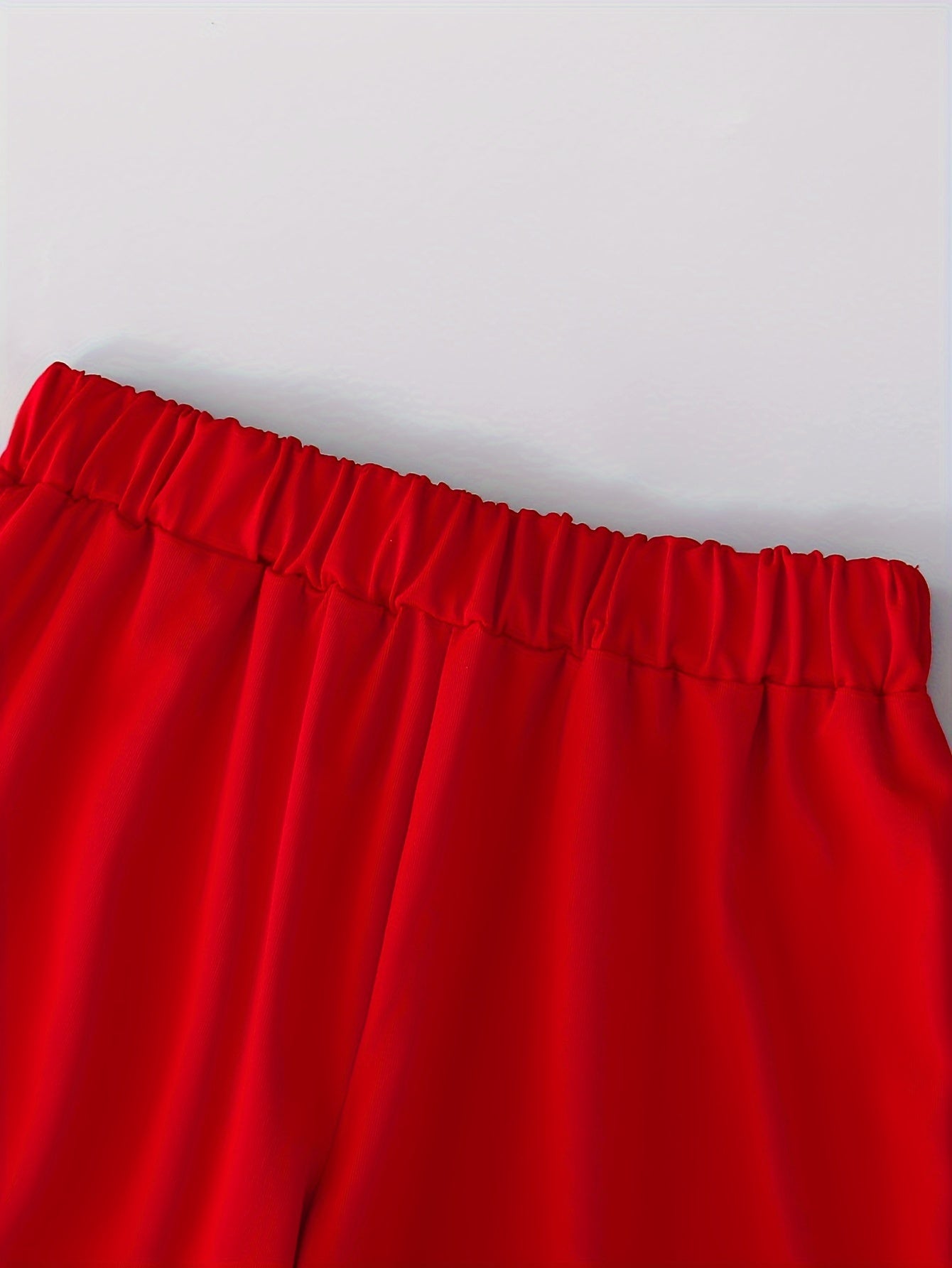 3pcs Boys Casual Solid Short Sleeve T-shirt & Smile Face Print Shorts.