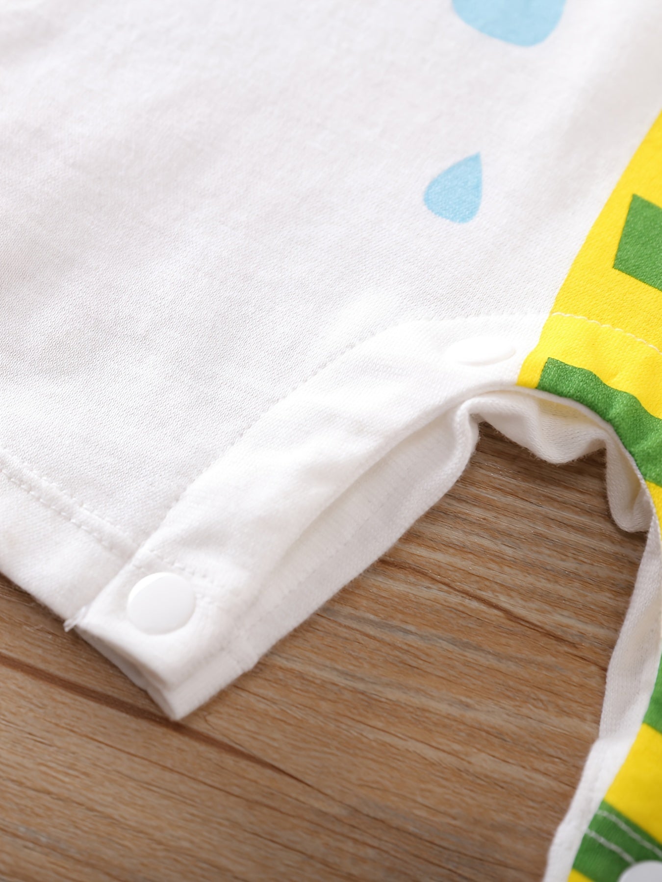 Baby Boys' Short Sleeve Romper Jumpsuit - Cute Cartoon Crocodile Print,