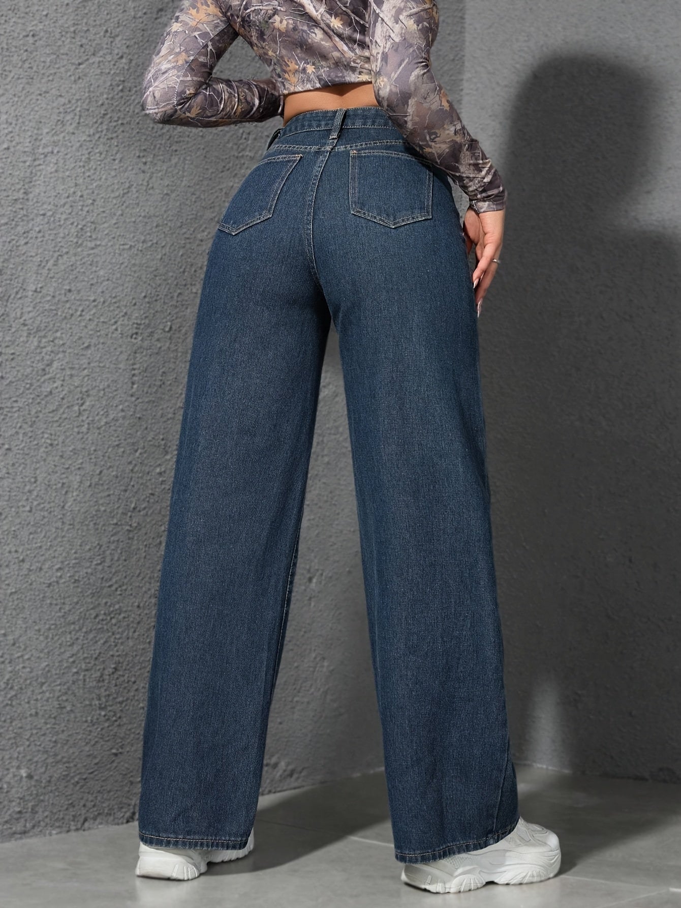 Women's High-Waisted Stretch Jeans -/MH