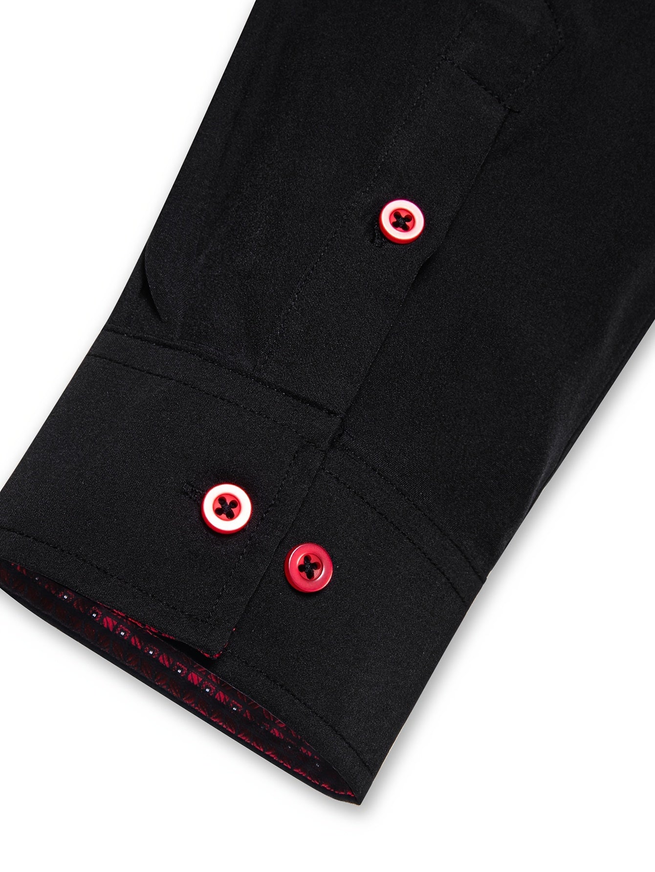 Men's Patchwork Lapel Collar Design Dress Shirts,