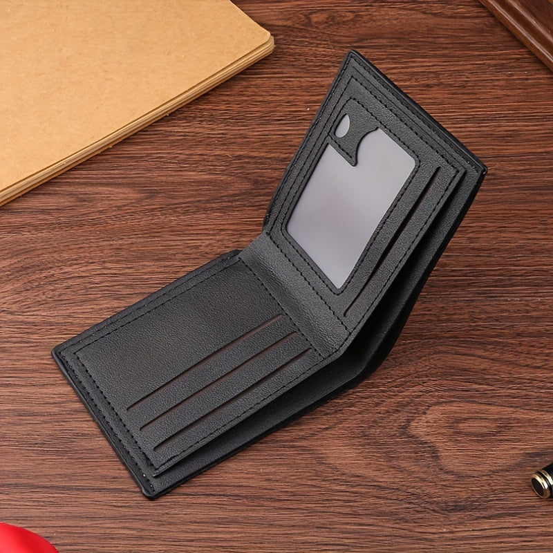 Men's Short Wallet, Multi-card Card Holder, Bifold Wallet, Gift For Men
