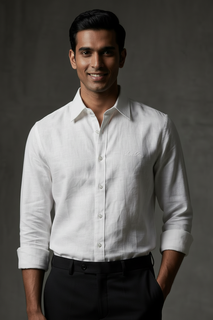 Men’s Premium Linen Shirt - Breathable Button Down Casual Formal Shirt | 5 Colors | M - XXL | MH