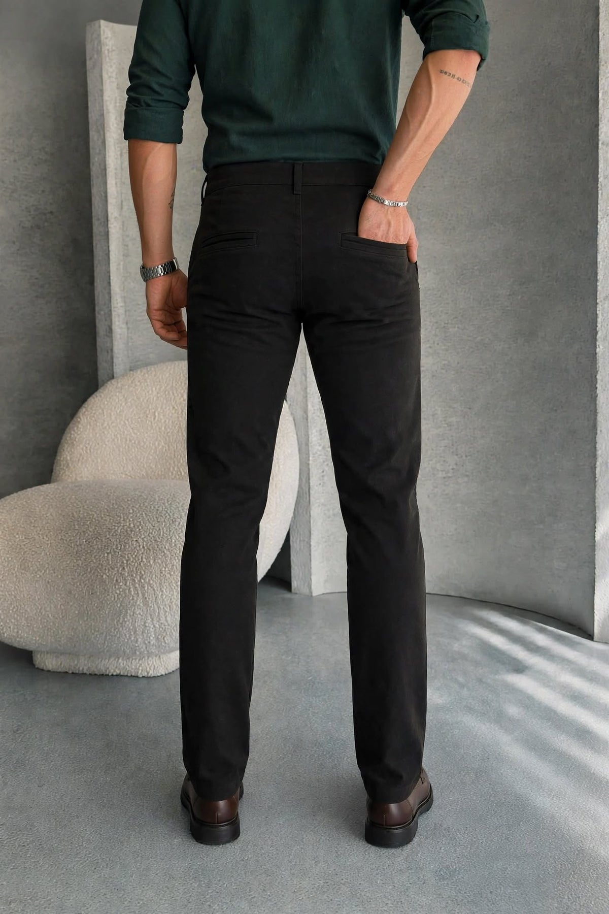 Men’s Old-Money Comfort-Fit 5 Colors Chino Pants | Sizes 30"-38" | Casual Trousers with Pockets | MH