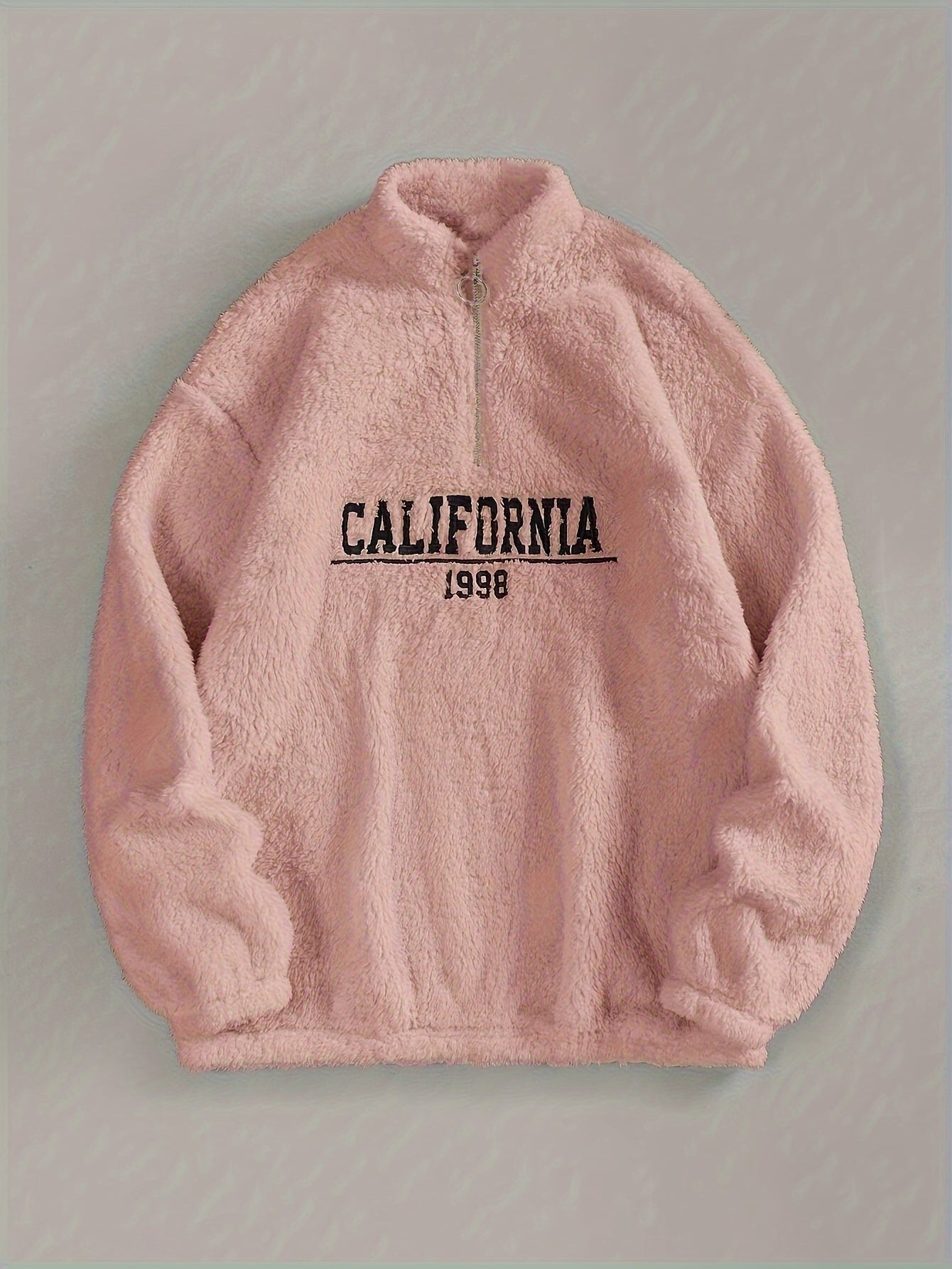 Cozy California Print Pullover Sweatshirt - Fashion Sweatshirts for Women with Long Sleeve Crew Neck Design, Soft and Casual Wear for Fall and Winter Seasons - Perfect for Everyday Lounging