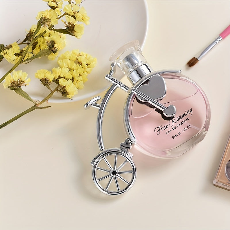 Cute Bike Shape Eau De Toilette Spray For Women, Refreshing And Long Lasting Fragrance With Floral And Fruity Notes, Perfume For Dating And Daily Life, A Perfect Gift For Her