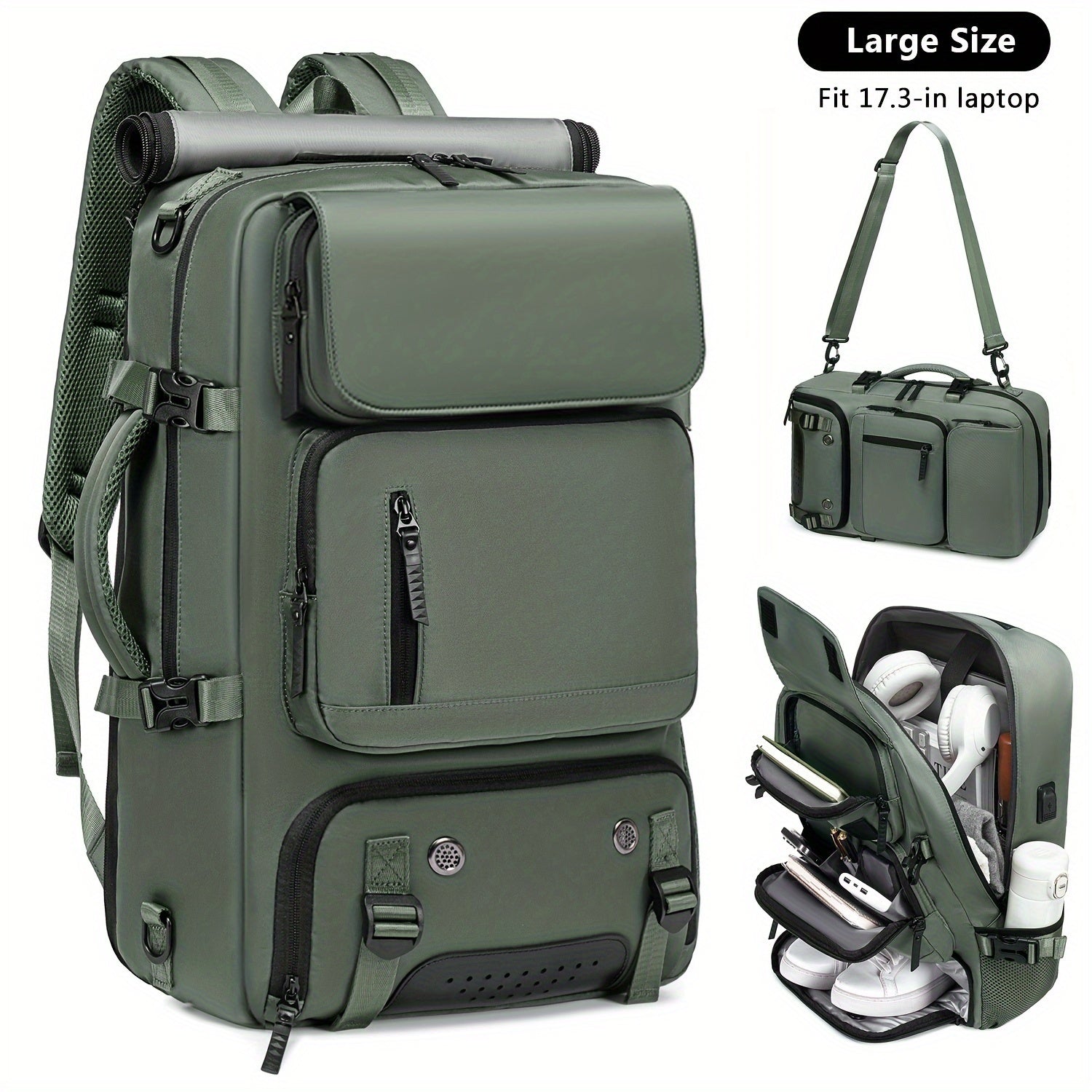 Versatile Large-Capacity Backpack for Men & Women