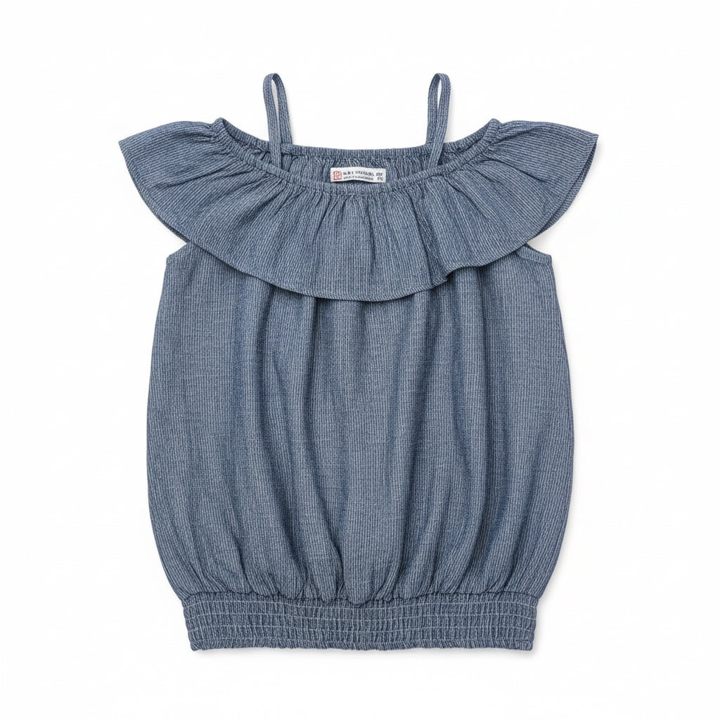 Girls' Off-Shoulder Ruffle Top & Smocked Dress Collection | Ages 2-12 Years | MH