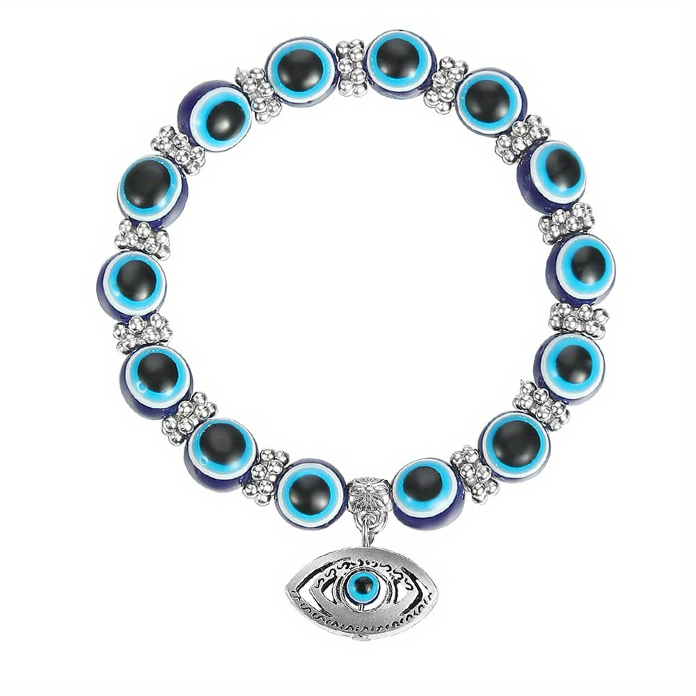 Lucky Evil's Eye Charm Beads Bracelet Protection Jewelry Good Luck Gift
