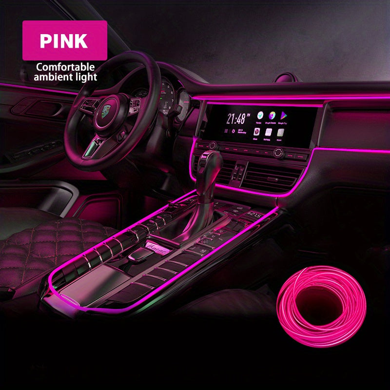Car Interior LED Decorative Light EL Neon Strip