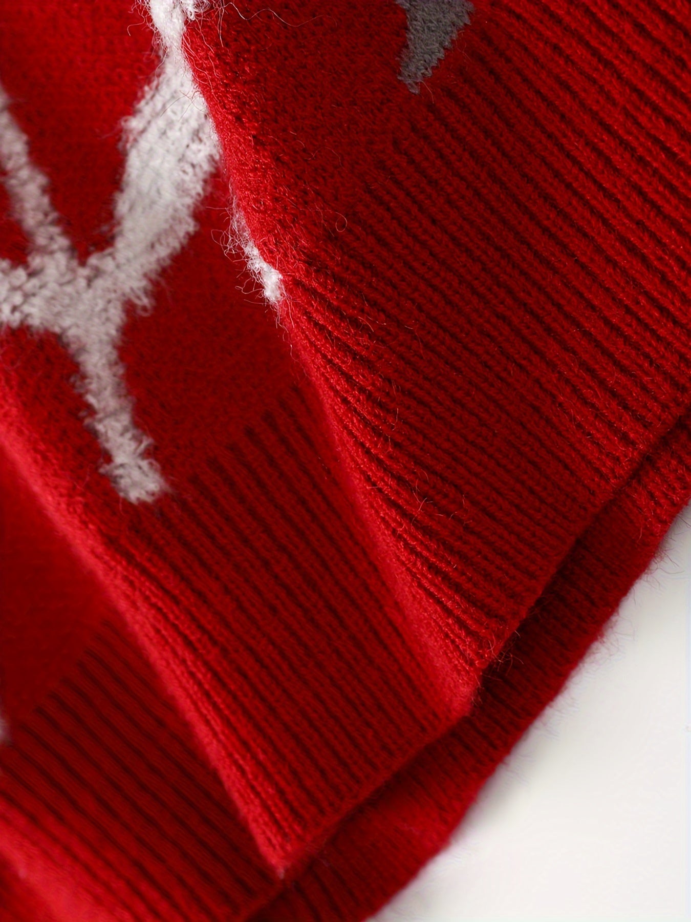 Spider Cobweb Pattern Knitted Sweater, Men's Casual Warm.