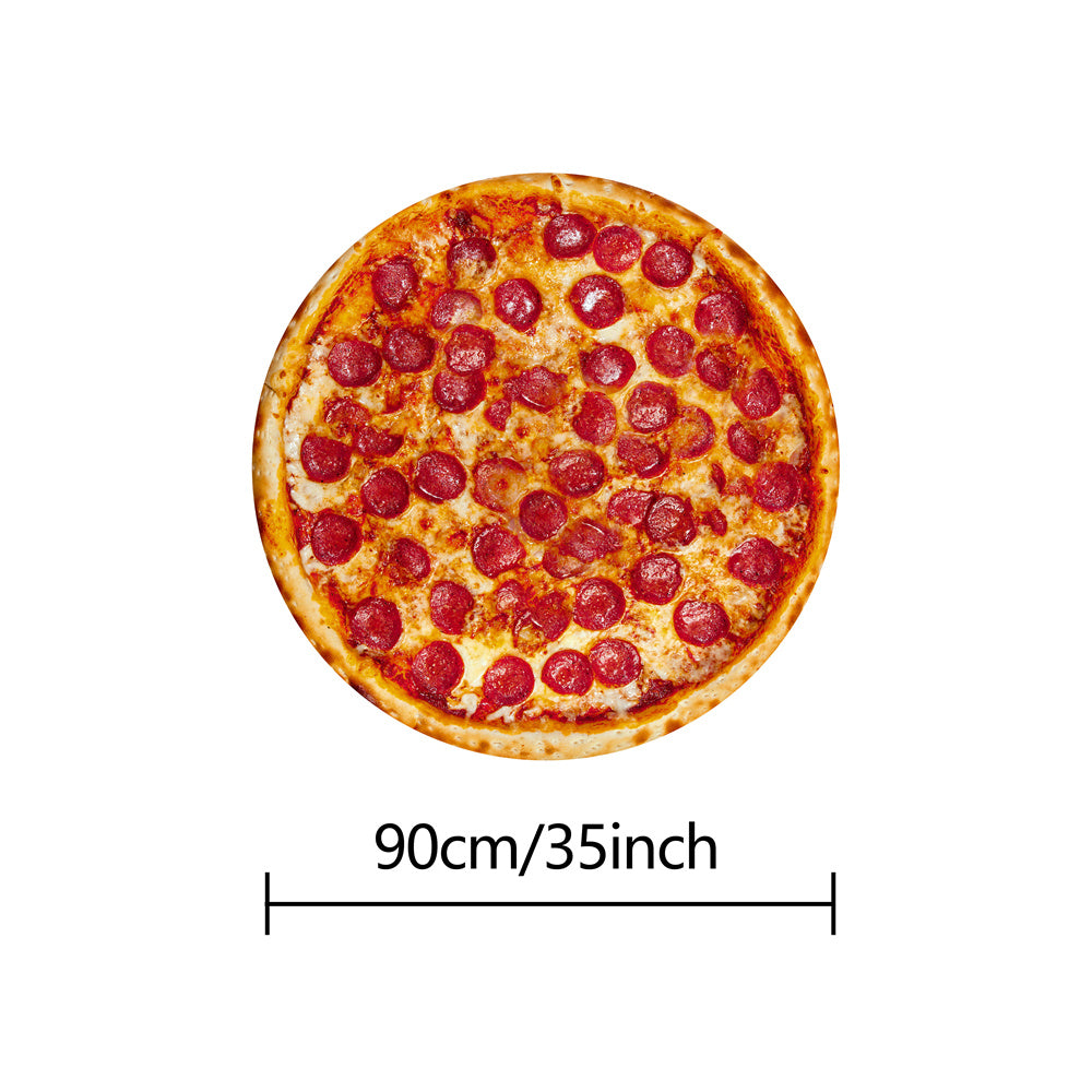 1pc Tortilla Blanket Pepperoni Pizza Blanket Realistic Donut Blanket Food Throw Blanket, Personalized Gift Blanket, Soft And Comfortable Facecloth Round Blanket Cookies Blanket Novelty Realistic Cookies Throw Blanket