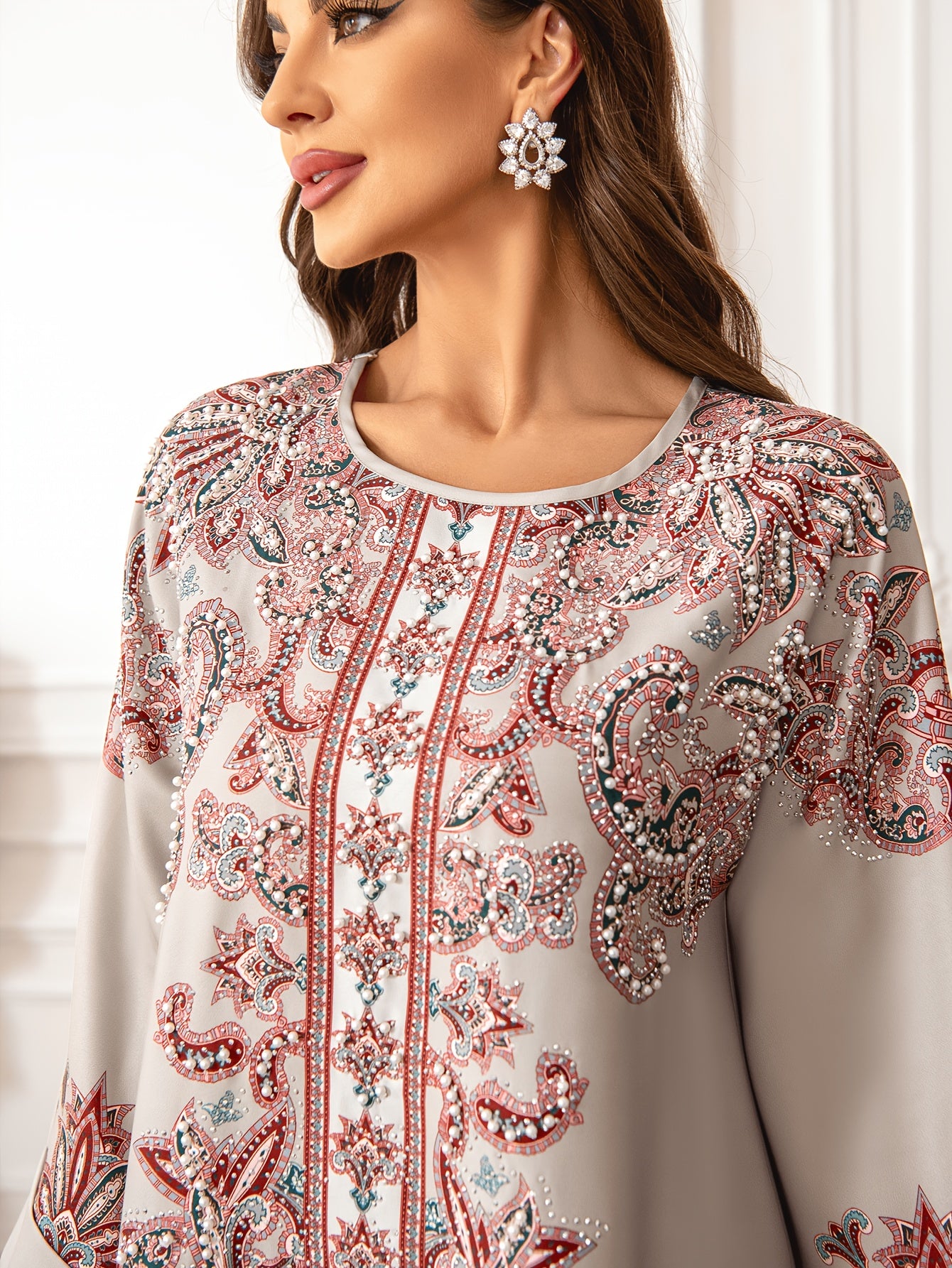 Women's Middle Eastern Abaya Jellabiya Dress ./MH