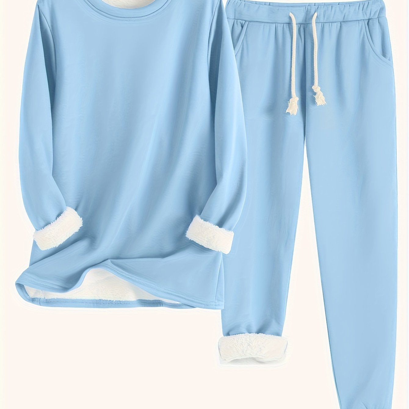 Cozy Fleece-Lined Women's Clothing Set