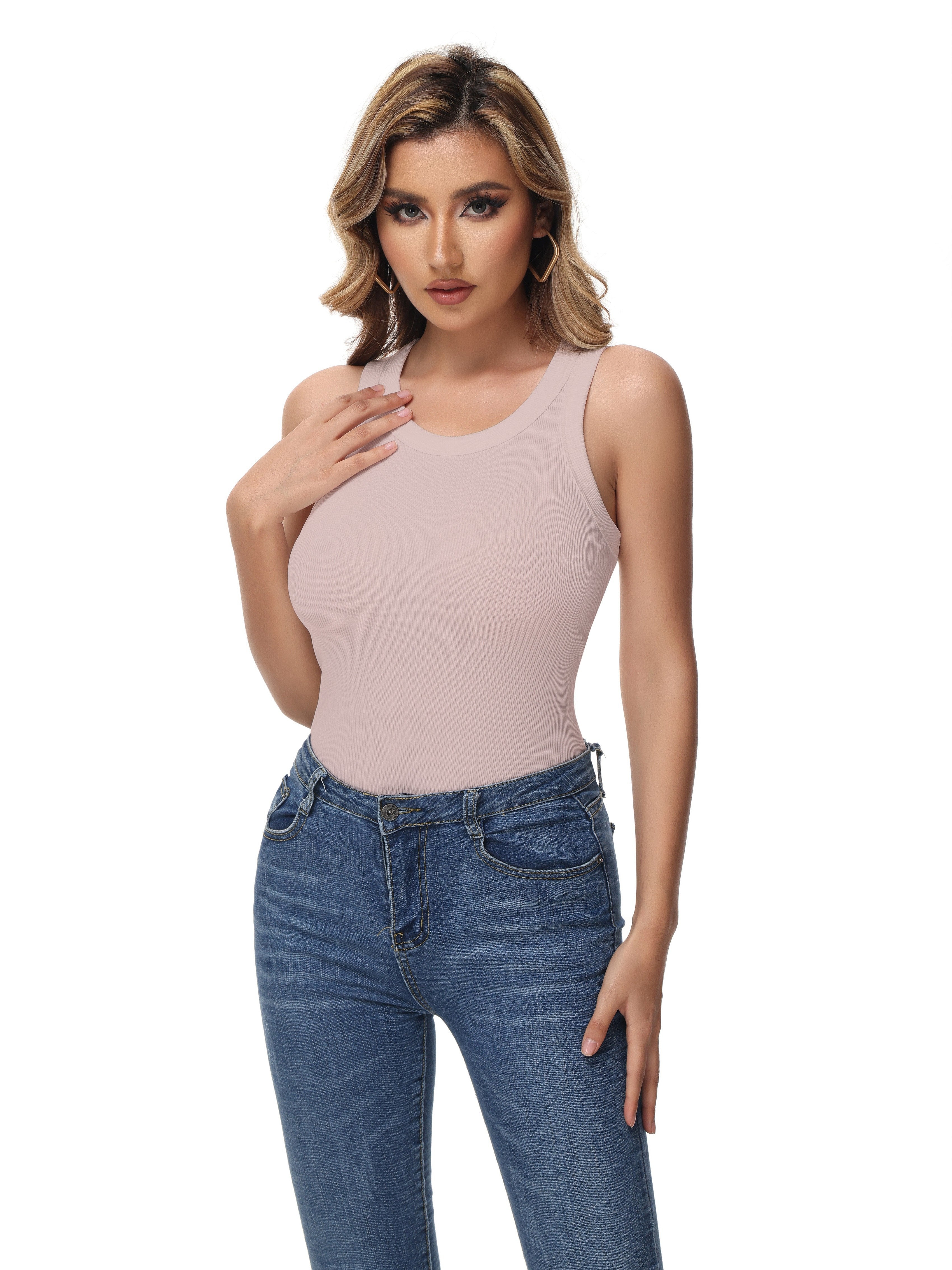 Women Sleeveless Sports Tank Top,