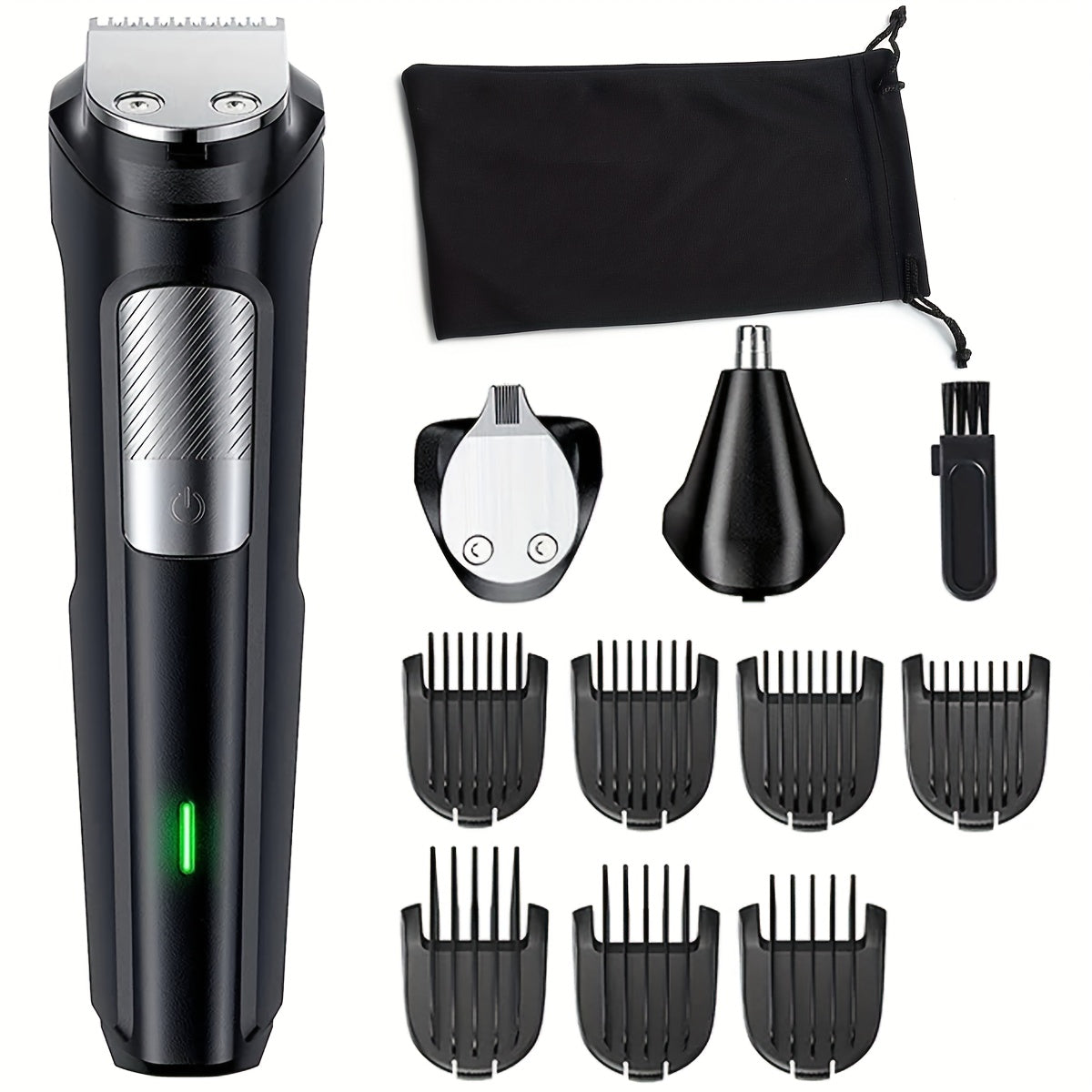 Beard Trimmer Hair Clipper For Men, Multigroomer All-in-One Trimmer, 10 Piece Mens Grooming Kit, For Beard, Face, Nose, And Ear Hair Trimmer And Hair Clipper, NO Blade Oil Needed Father's Day Gift