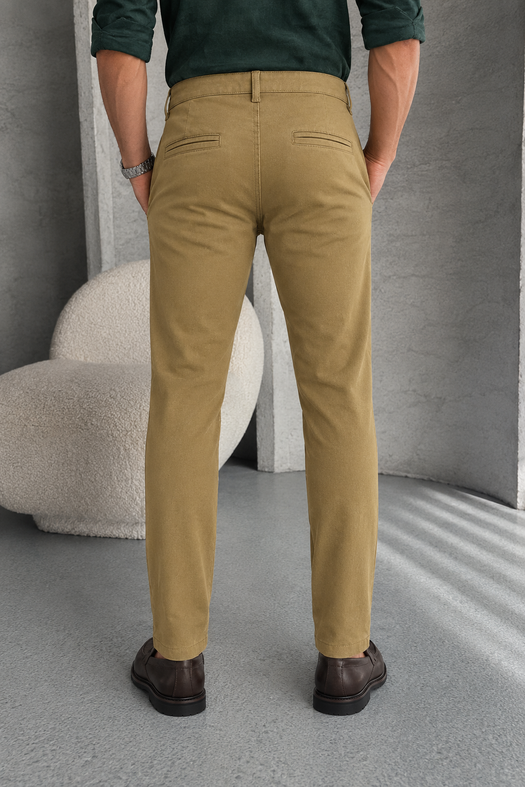 MH Beige Chino - Back View