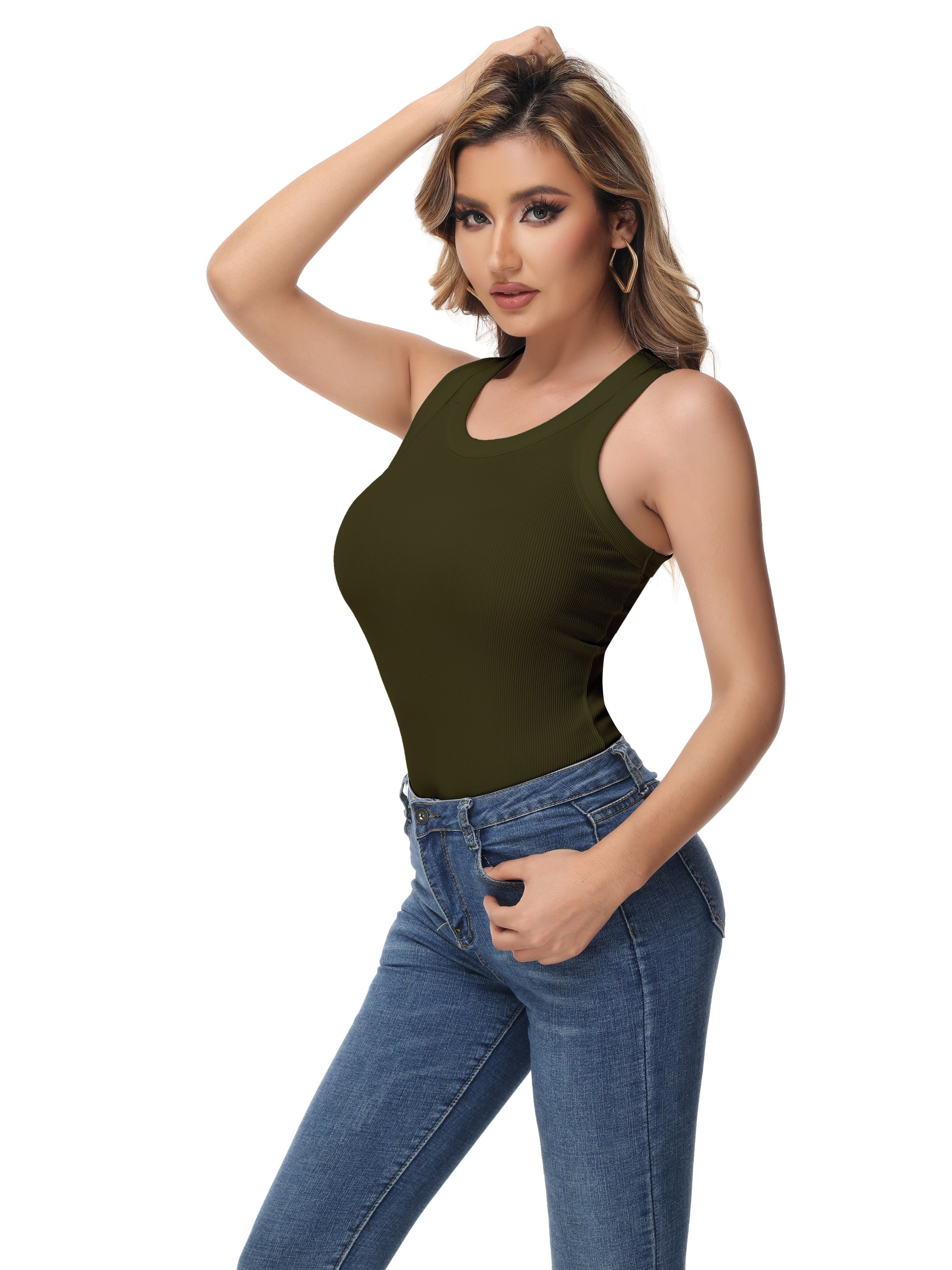 Women Sleeveless Sports Tank Top,