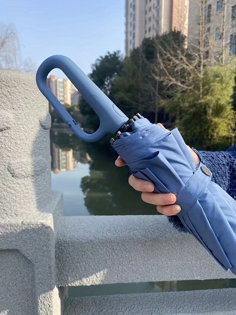 Automatic Umbrella with 10-Rib Windproof Design .