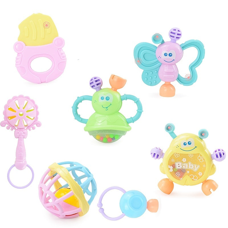 Adorable Neonatal Bell Suit Baby Gift Box - Combined Toy Set for Teeth!