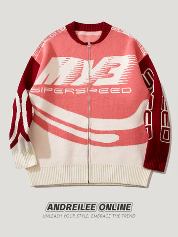 Retro Mid Stretch RIDER MORE Cardigan, Men's Casual Vintage.