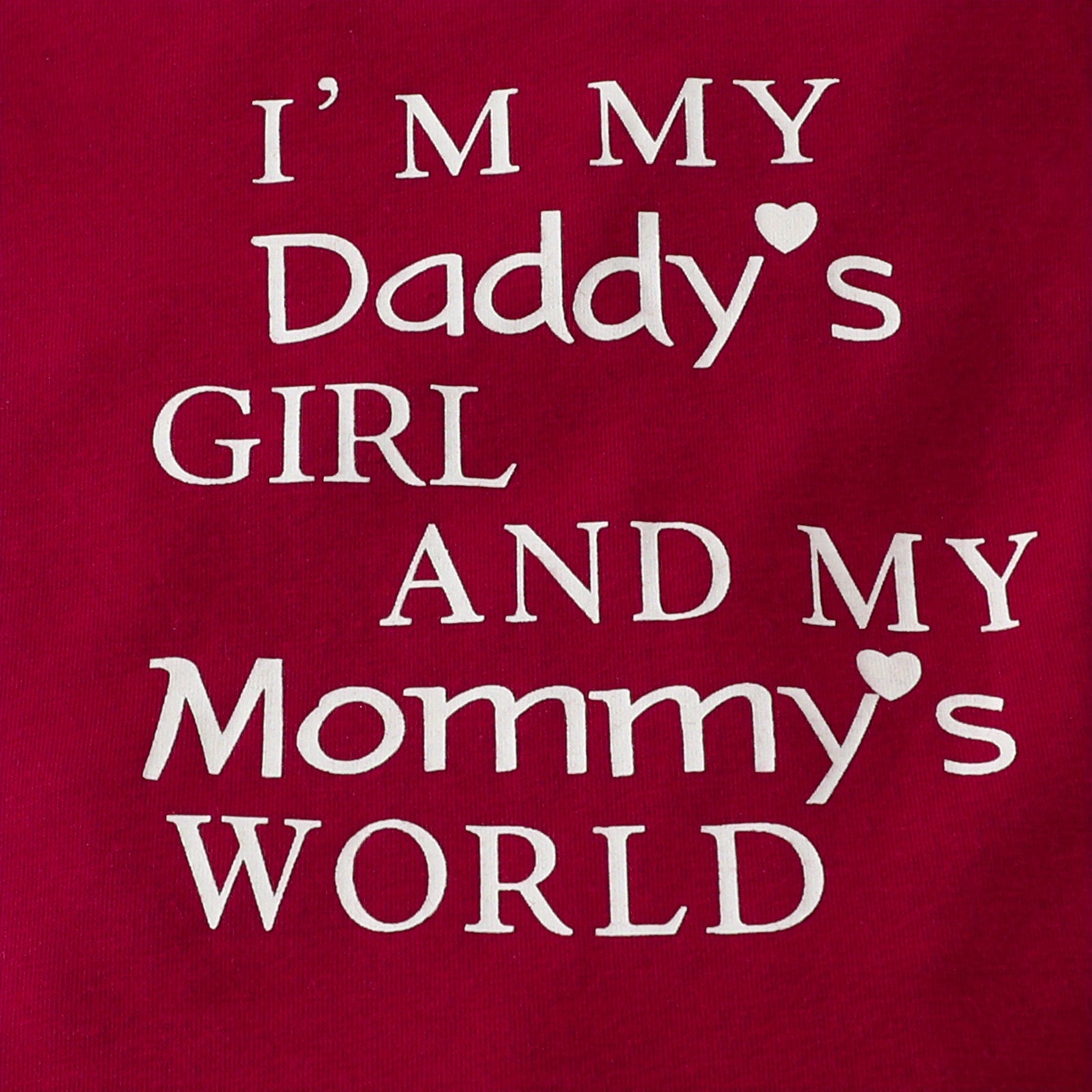 3pcs Short Sleeve & Shorts Set for Newborns - "I'm Daddy's Girl"