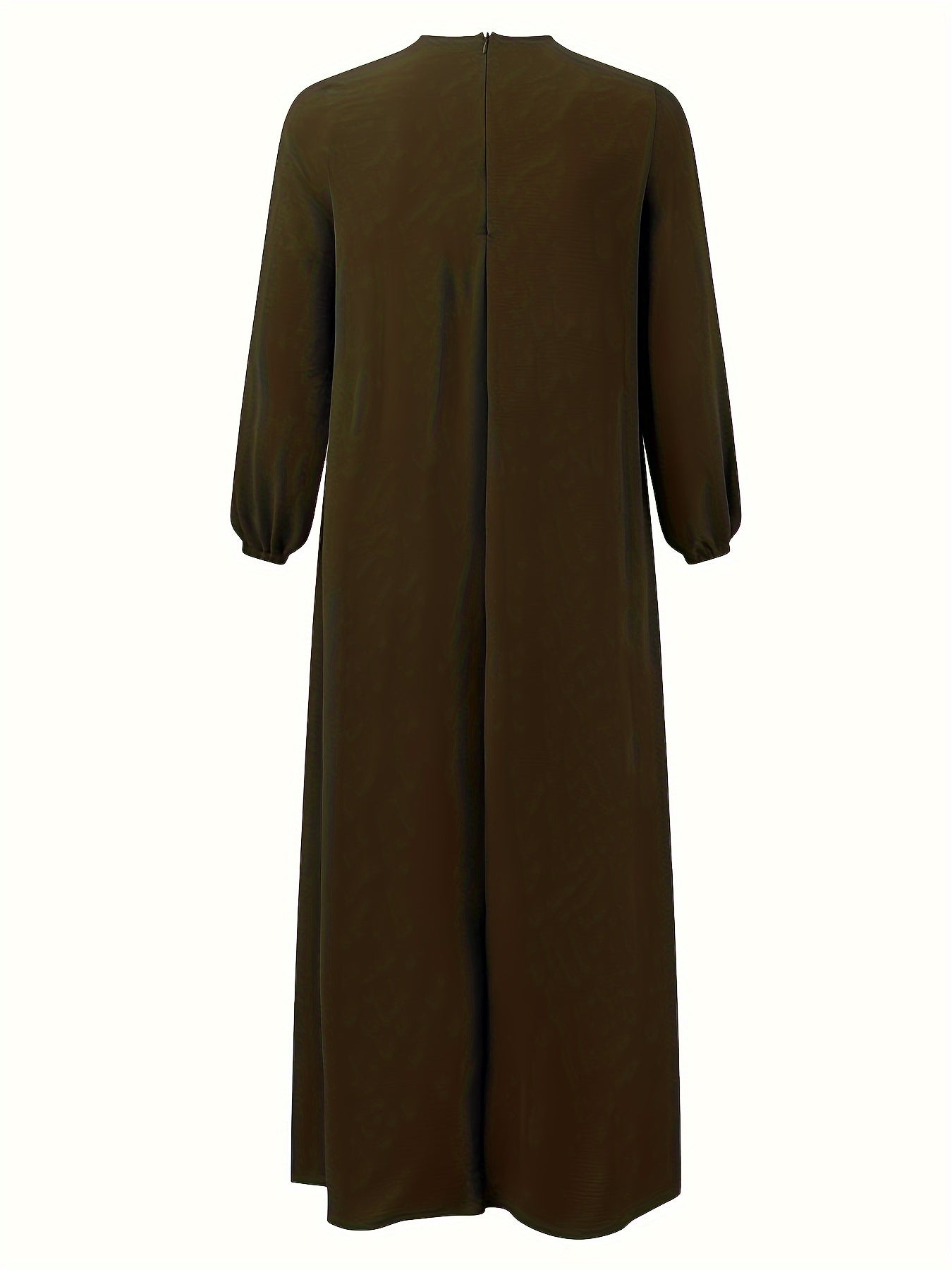 Color Block Tie Front Kaftan Dress, women fashion'/MH