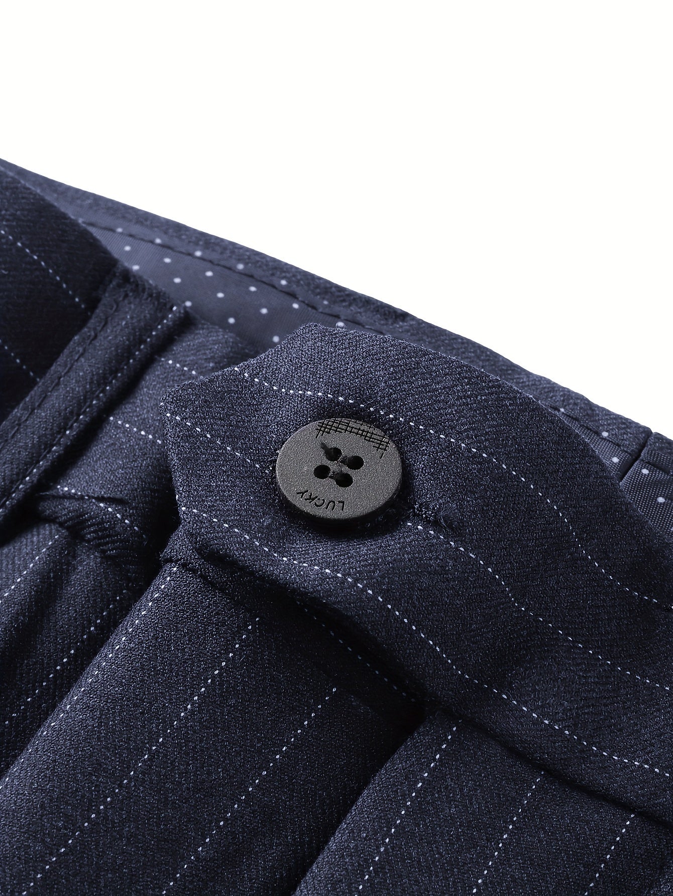 Men's 2-pack Co Ord Set Of Striped Dress Suit.