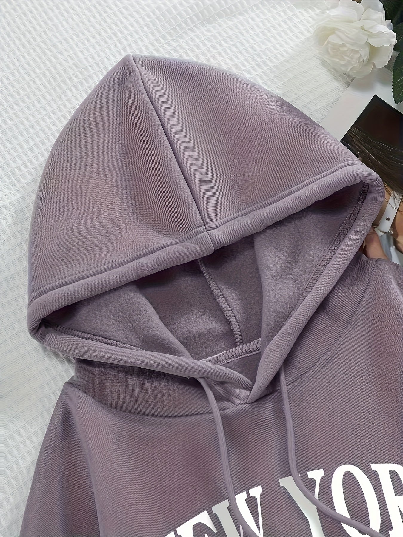 Women'S New York Brooklyn Graphic Hoodie - Cozy Fleece Pullover .