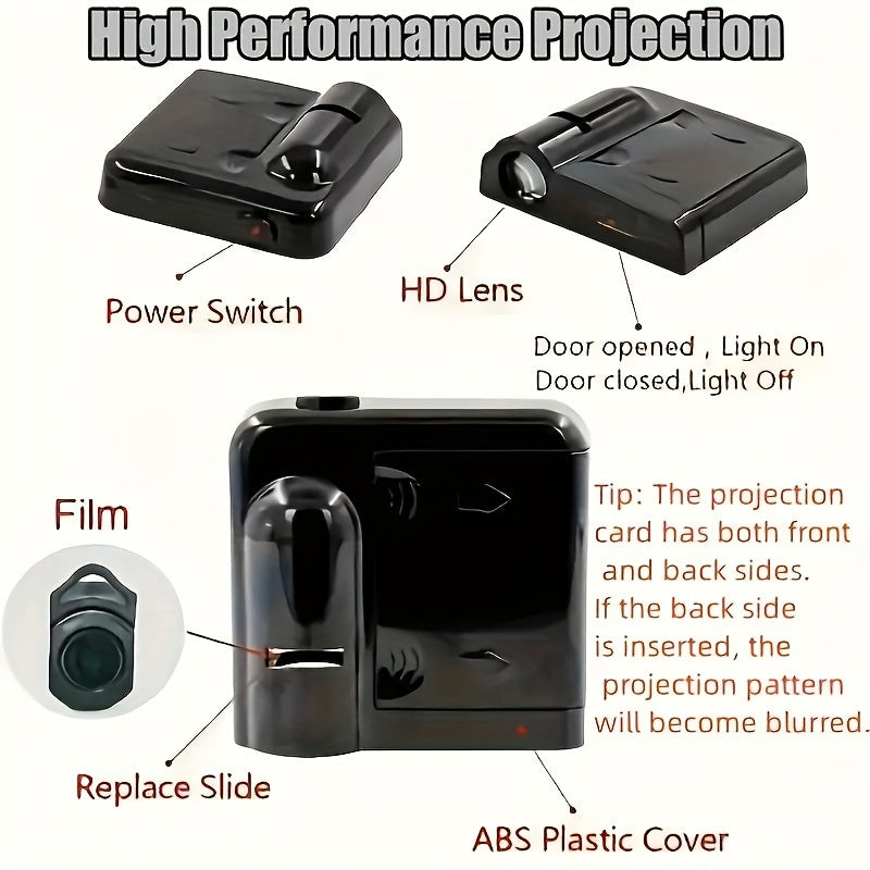 2pcs Car Door Opening Sensing Projection