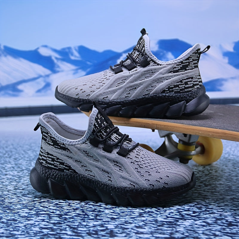 Kids Boys Trendy Breathable Lightweight Shoes Outdoor Comfortable.