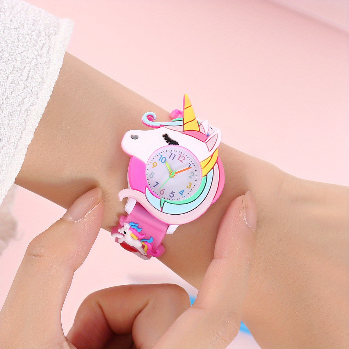 Cute Children's Silicone Cartoon Watch Gift For Kids