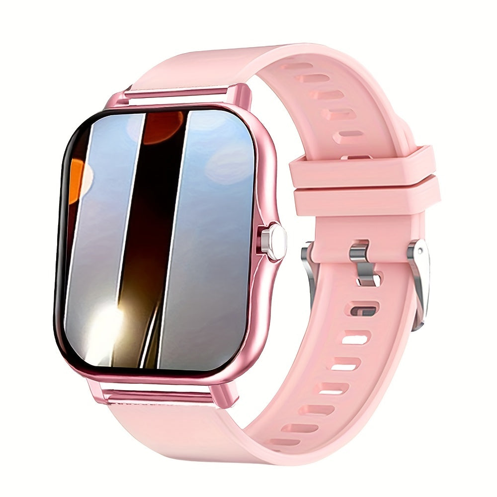 NEW Smart Watch 4.65cmInch With Wireless Calling/Receiving Multiple Sports Modes Sedentary Reminder Weather Forecast Message Notification Borderlessslim Design Multi-SportMode For Android & For IPhone For Men&Women AS A Gift