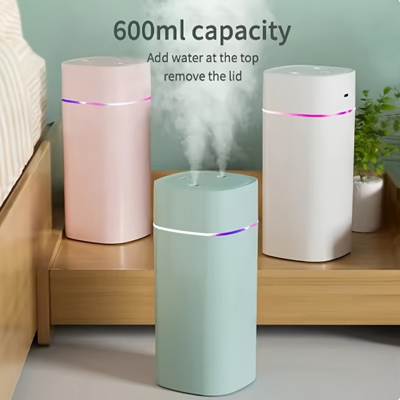 Double spray humidifier household bedroom mute desktop fog car clean air spray.