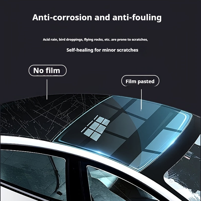 1pc TPUPPF High-End Protective Vehicle Sunroof Insulation Shade
