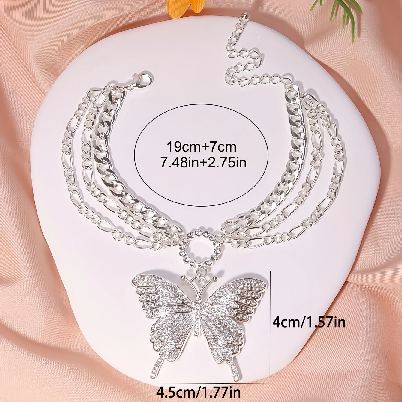 A Multi-layered Full Butterfly Anklet Gift