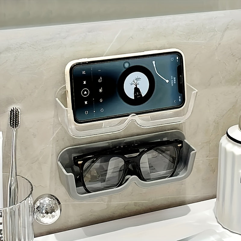 Wall-Mounted Eyeglass Organizer - Space-Saving Bathroom & Bedroom.