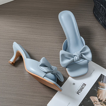 Women's Sweet Style Open-Toe Sandals with Bow Detail ./MH