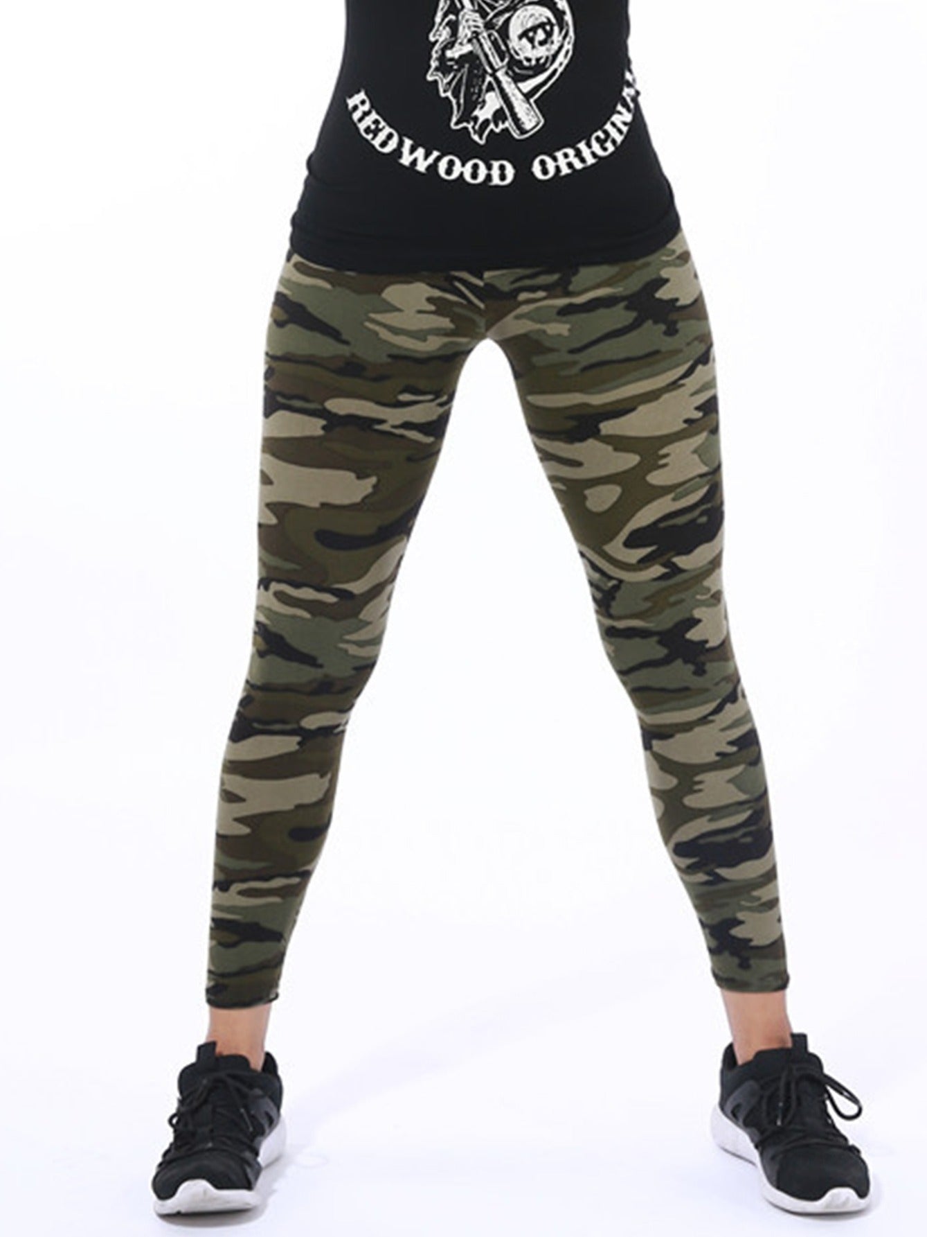 Women's Leggings Floral Printed Pants Casual High Waist Sweatpants Leggings.